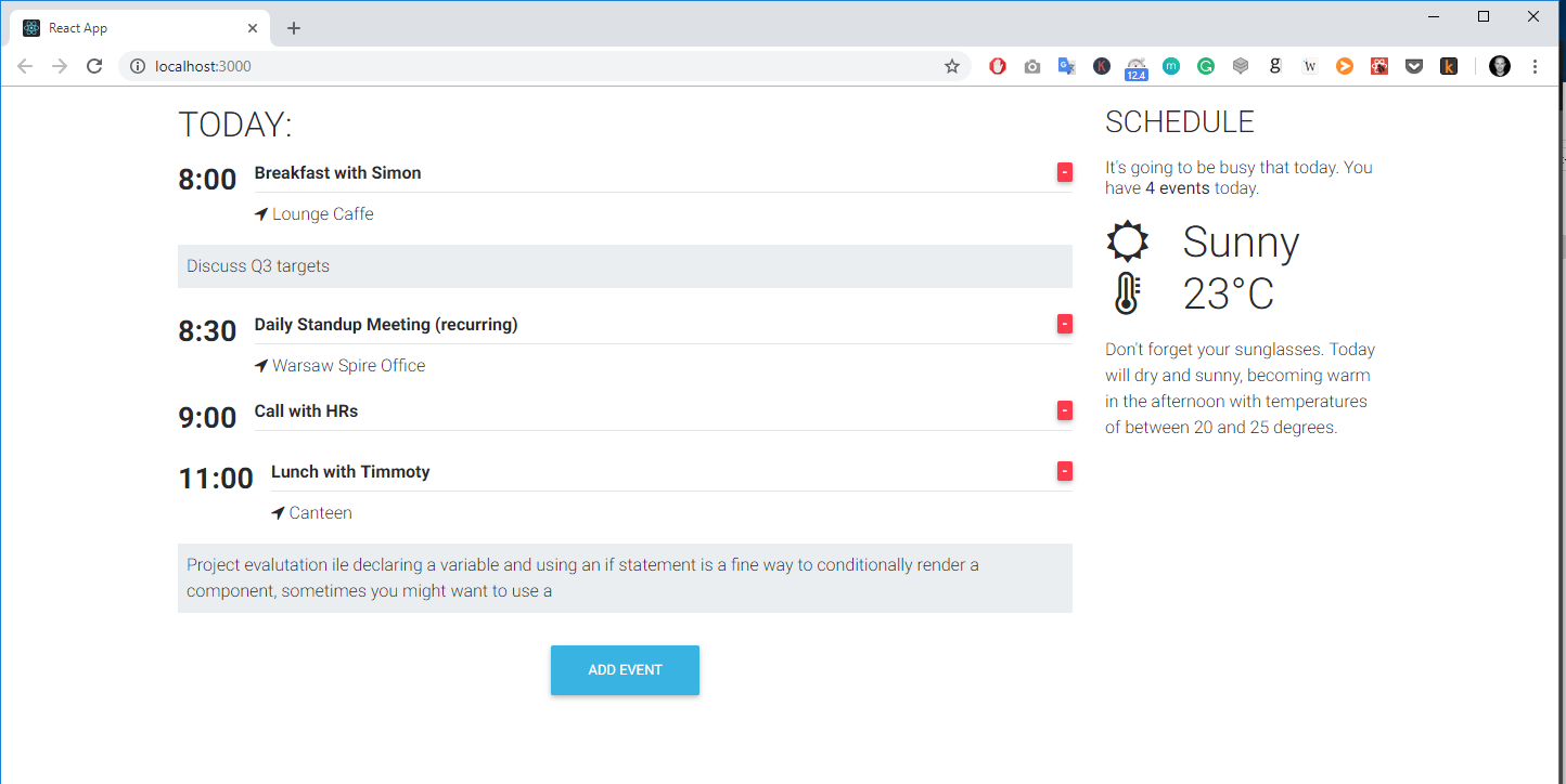 Using ngFor loop